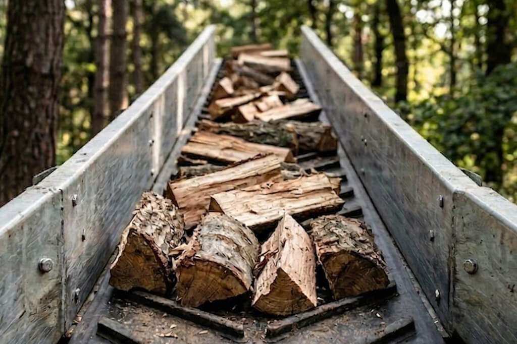 Tappeto in Gomma Nastro Trasportatore per Legna Tappeto in Gomma Nastro Trasportatore per Legna